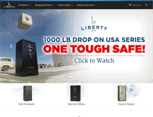 Tablet Screenshot of libertysafe.com